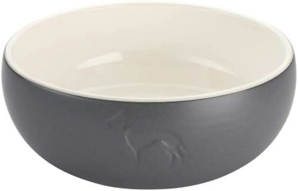HUNTER LUND - Ciotola in ceramica, 550 ml, colore: Grigio