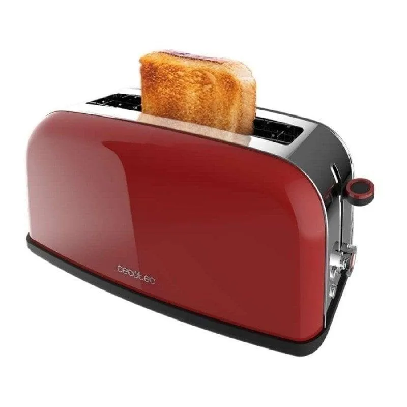 Tostapane Cecotec Toastin' time 850 Red Long Lite 850W Ranura Lunga Rosso