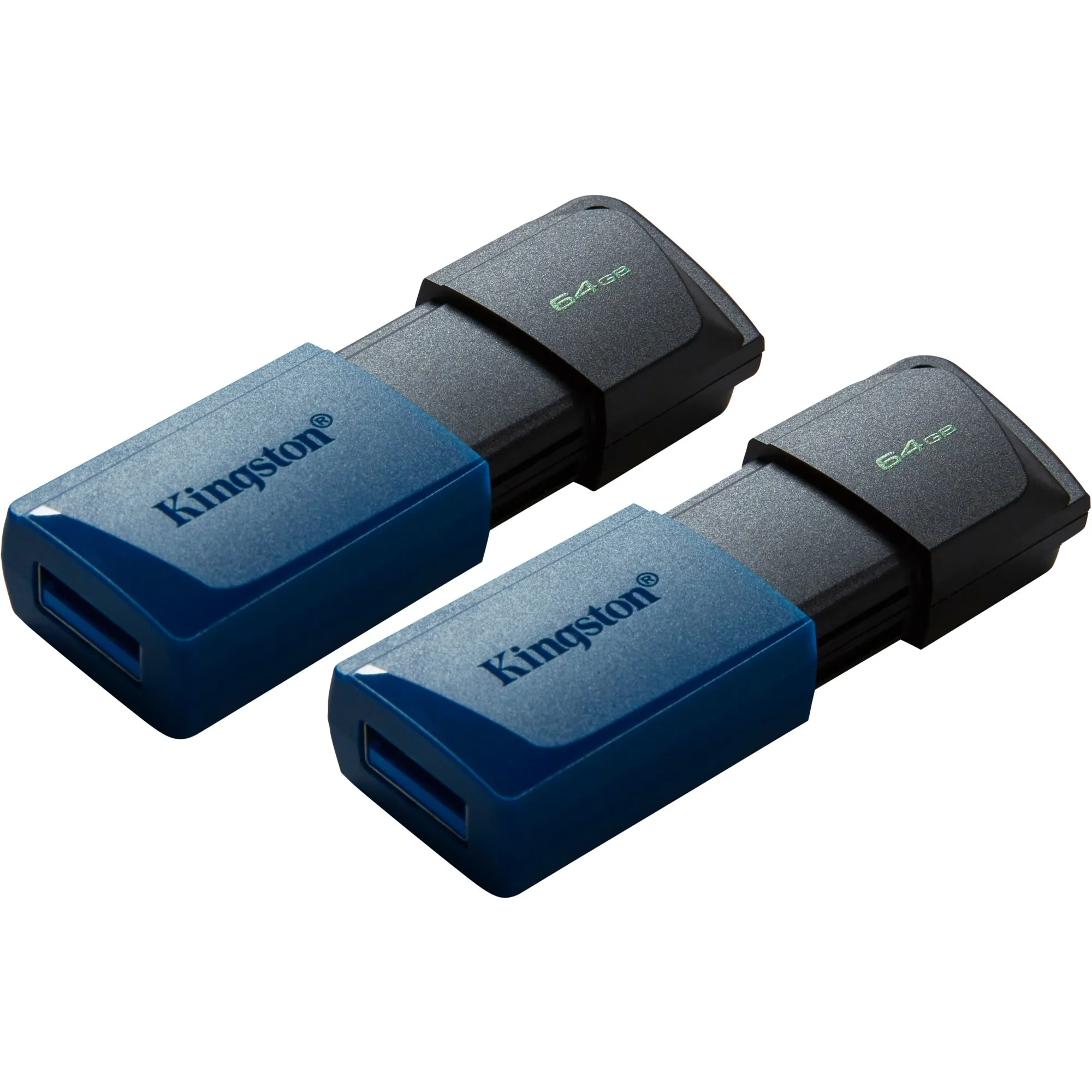 DataTraveler 64GB USB3.2 Gen 1 Exodia M (Nero + Blu) - 2 Pieces, Chiavetta USB