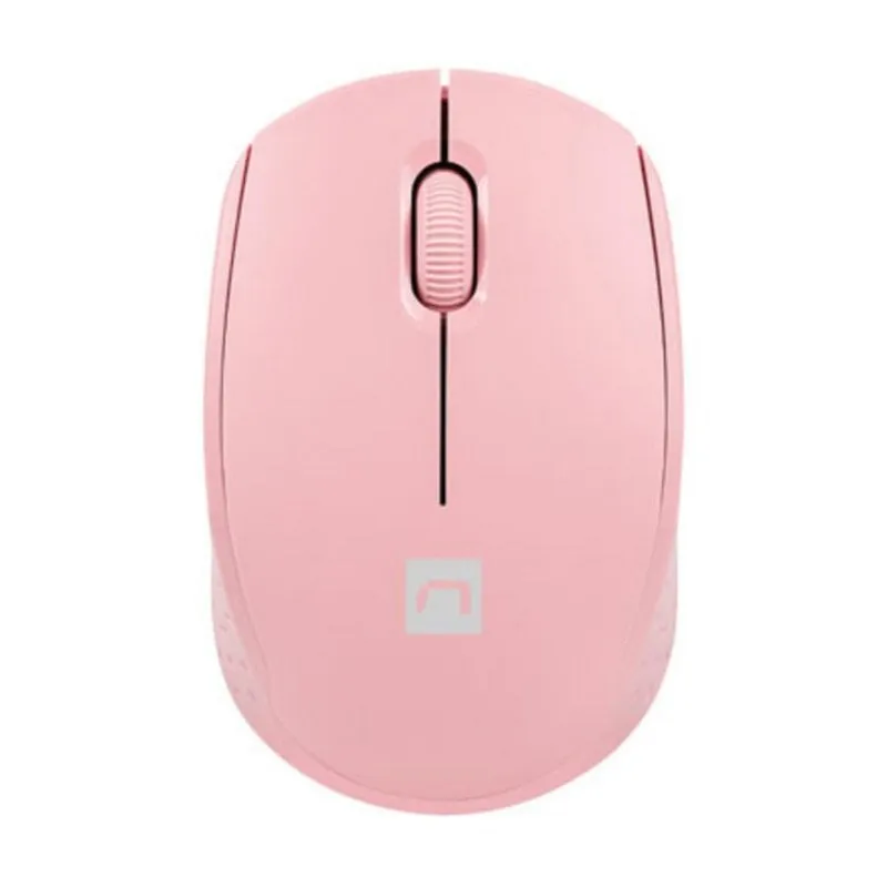 Ratón Natec Stork inalámbrico 1600 DPI Bluetooth + USB Rosa
