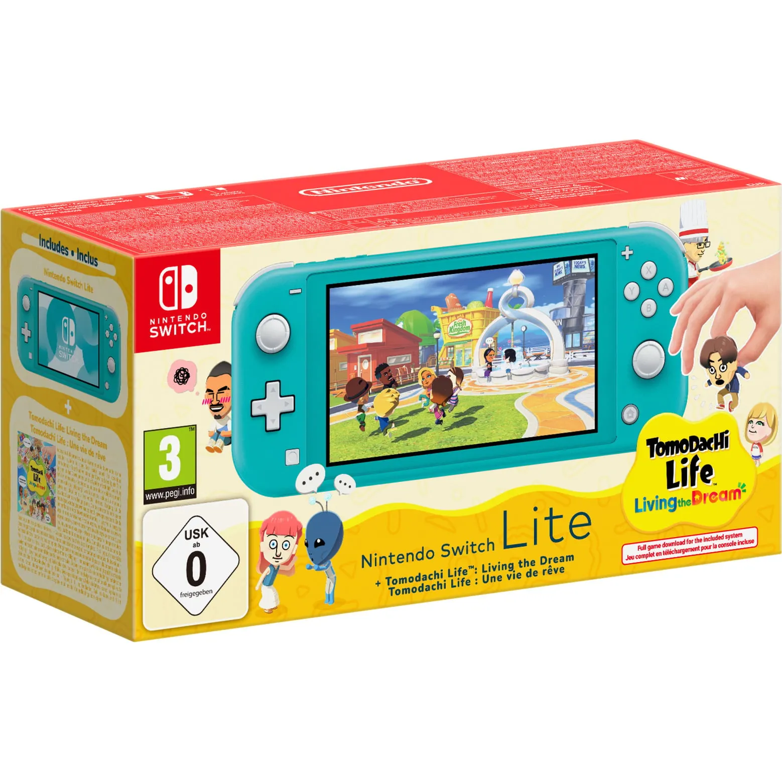 Switch Lite + Tomodachi Life: Dove i sogni diventano realtà, Console di gioco