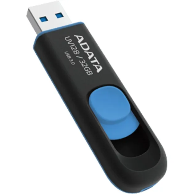 DashDrive UV128 32GB unità flash USB USB tipo A 3.2 Gen 1 (3.1 Gen 1) Nero, Blu, Chiavetta USB