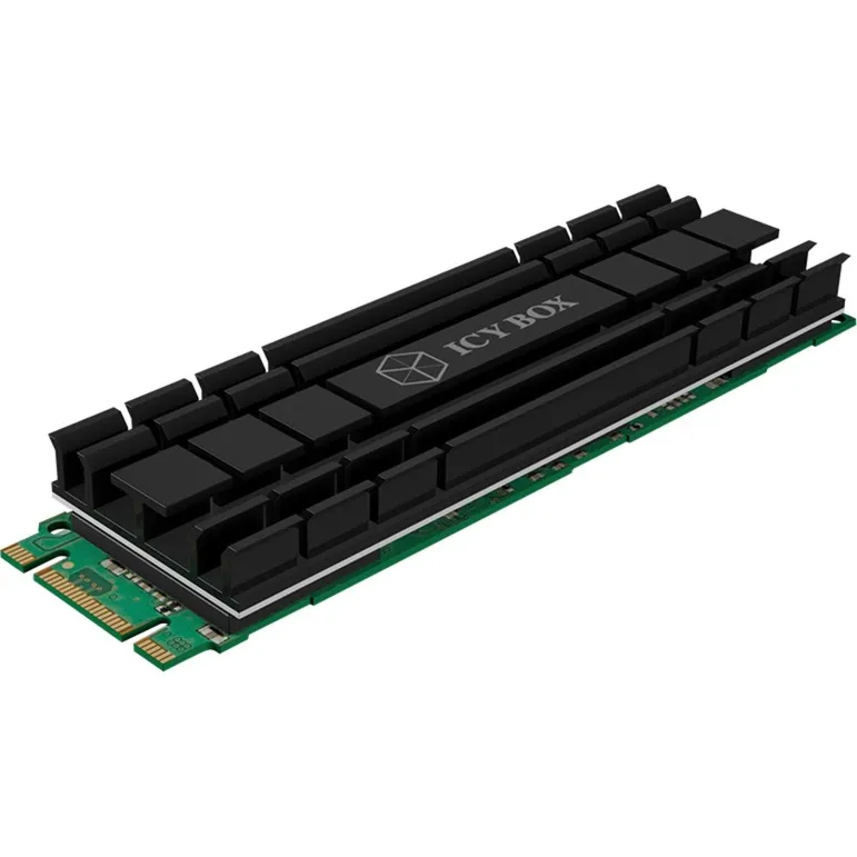 IB-M2HS-701 M.2 NVMe SSD Dissipatore di calore/Radiatore Nero 1 pz