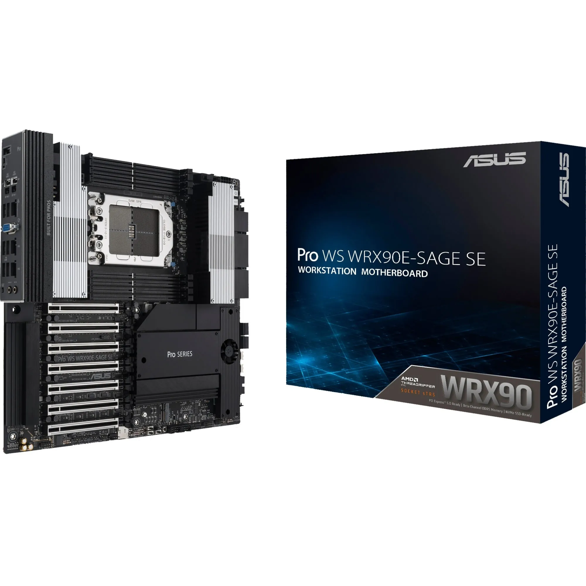 PRO WS WRX90E-SAGE SE AMD WRX90 Socket sTR5 EEB, Scheda madre