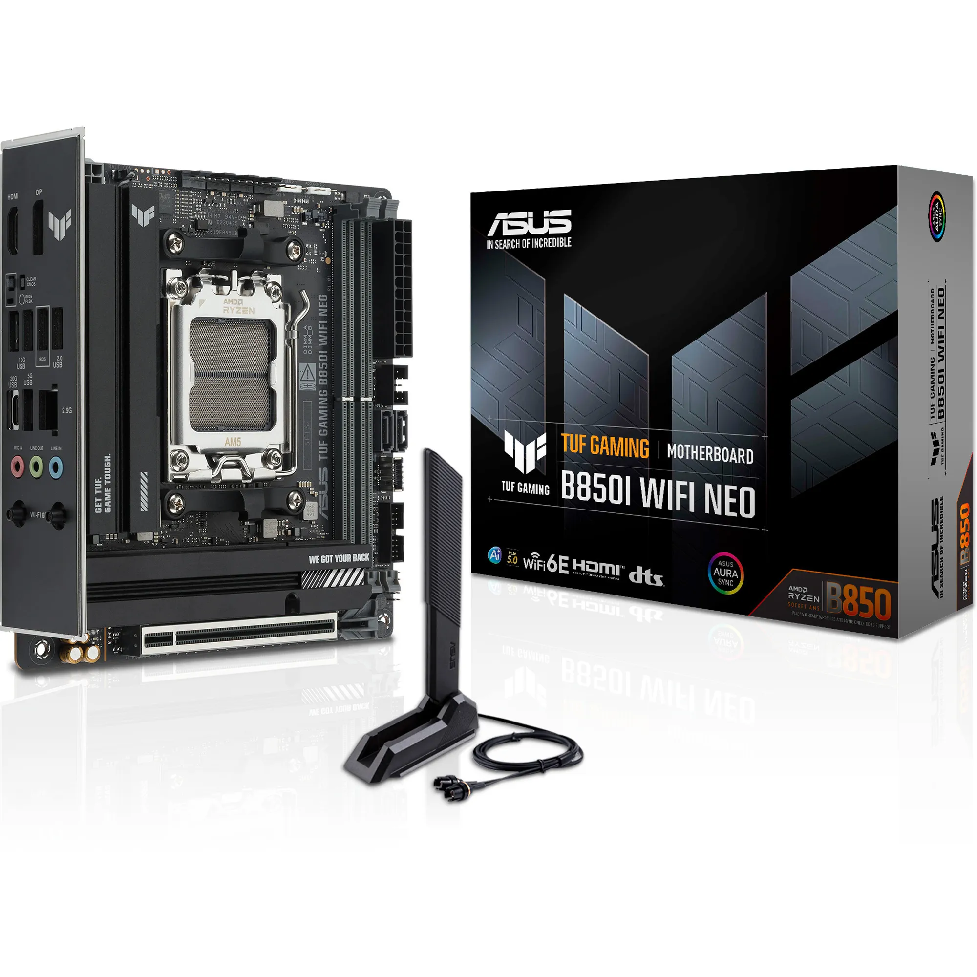 TUF GAMING B850I WIFI NEO, Scheda madre