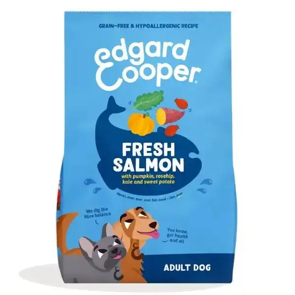 Edgard & Cooper Adult Medium/Large Grain Free Salmone 7 kg - Croccantini per cani