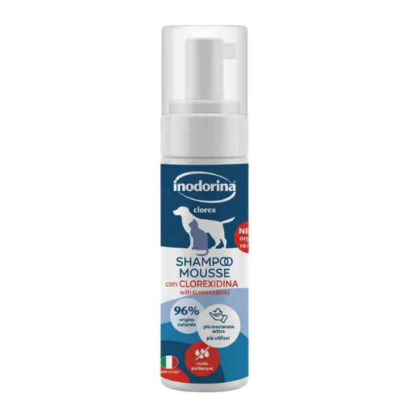 Inodorina Shampoo Mousse a Secco 250 ml Clorexidina
