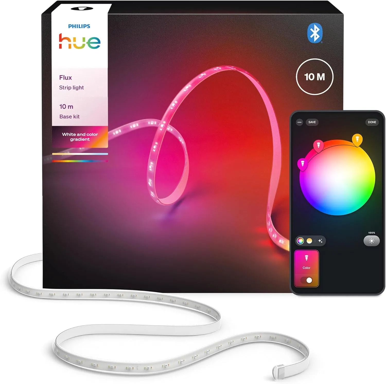 Philips Hue Flux, Strisce LED smart, 10 m