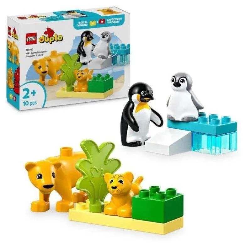 LEGO DUPLO Famiglie di Animali Selvatici 10442 10 pezzi