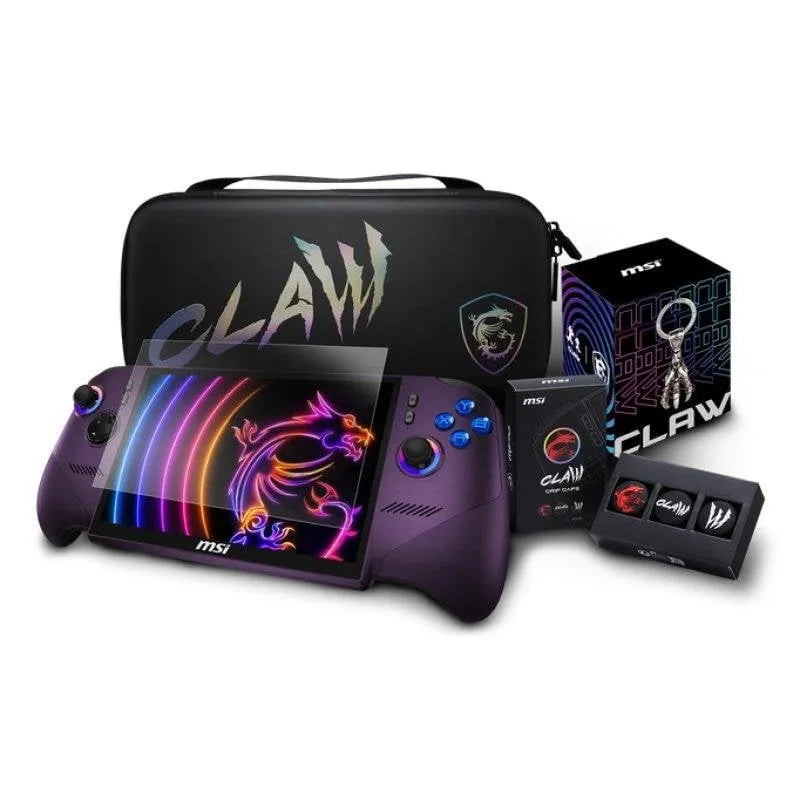 MSI Claw 8 EX AI+ Portatile Intel Arc 1TB SSD Schermo Touch Viola