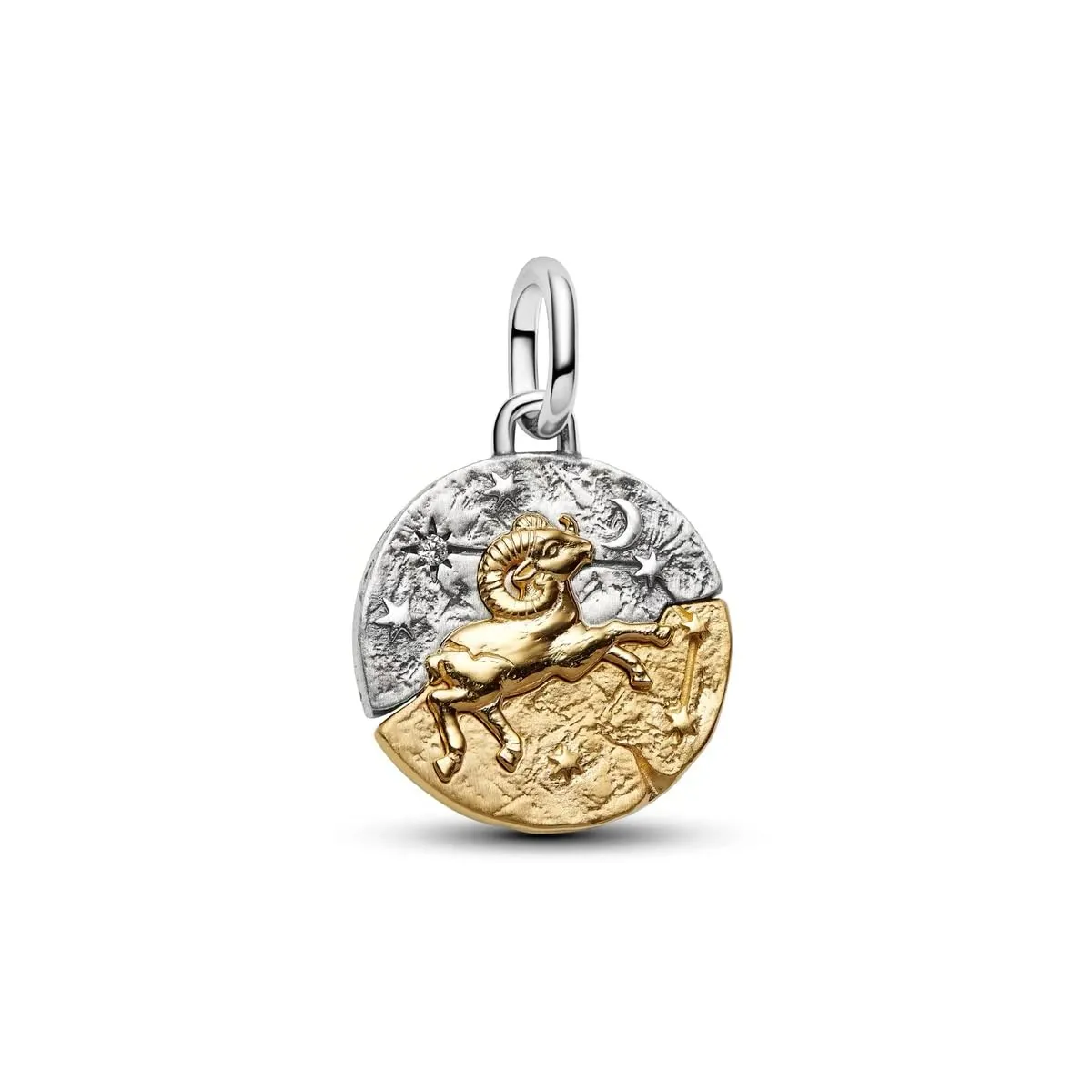 WEIMU Ciondoli in argento Sterling 925 con segno zodiacale dorato, 12 costellazioni, perline charm per braccialetti e collane, San Valentino, Festa della mamma, per braccialetti europei e collane