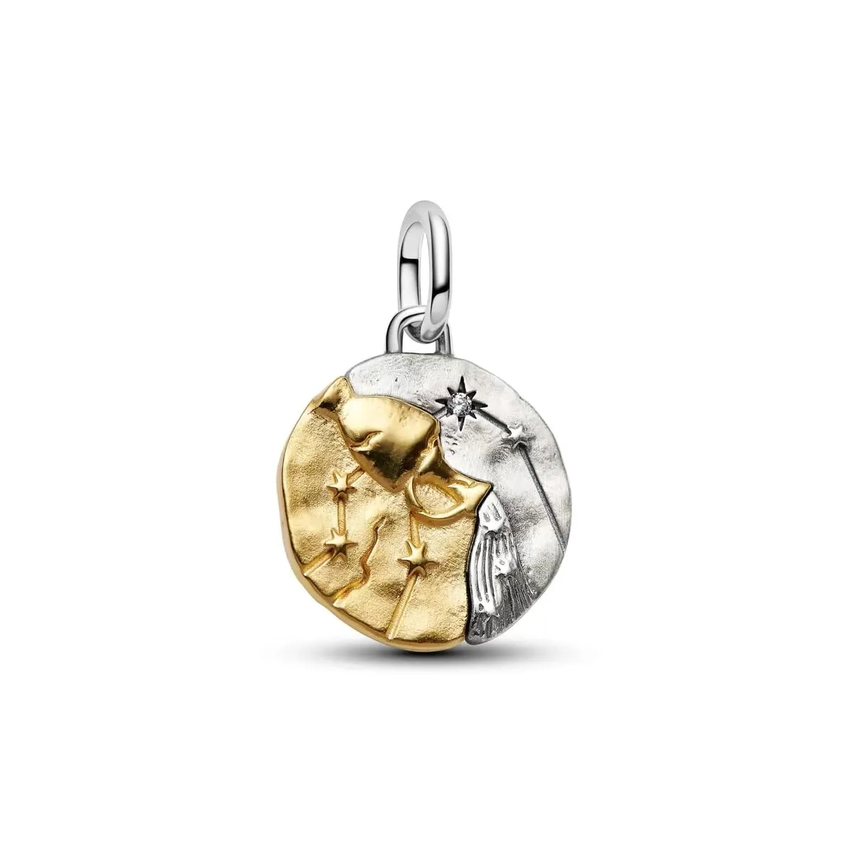 WEIMU Ciondoli in argento Sterling 925 con segno zodiacale dorato, 12 costellazioni, perline ciondolo per bracciale e collana, San Valentino, Festa della Mamma, per braccialetti europei e collane