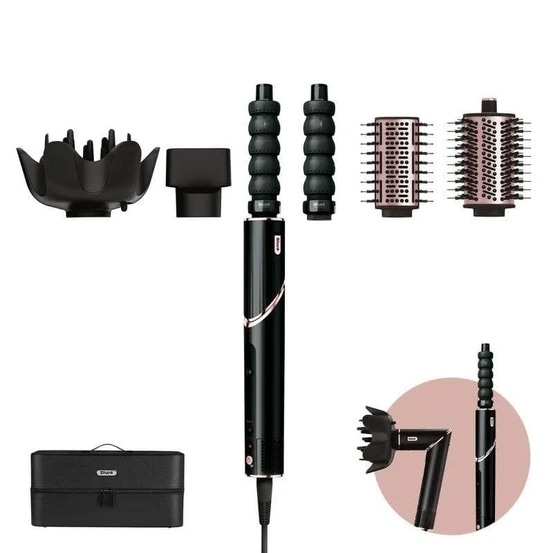 Multistyler Shark FlexStyle 1650W 3 Temperature 5 Accessori Getto Freddo Nero