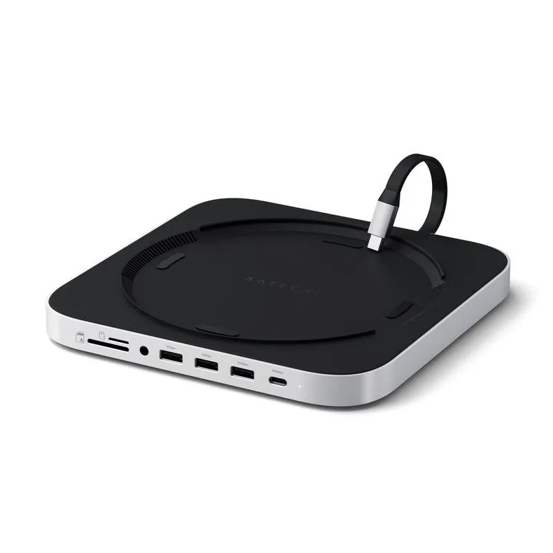 Base Satechi ST-GMMSHS con USB-C, SSD NVMe, Lettore MicroSD/SD, Jack 3,5 mm