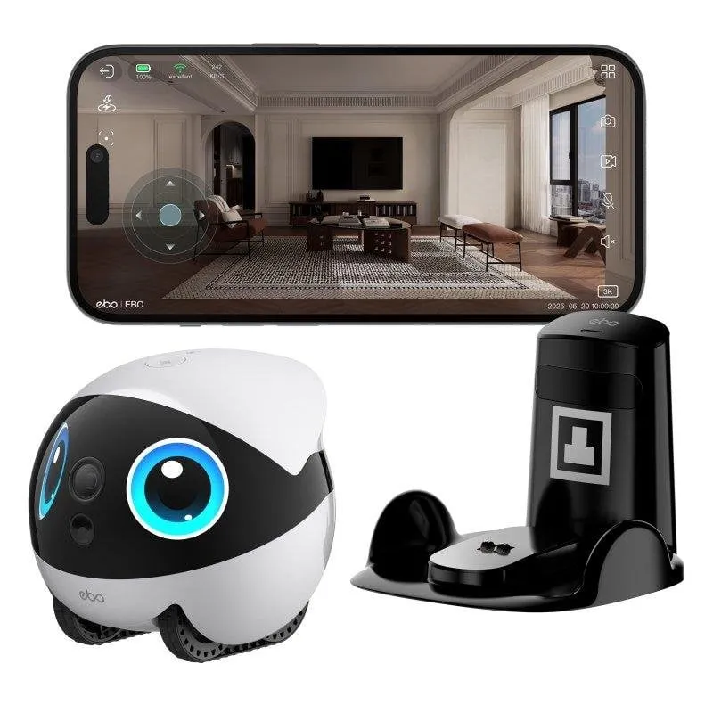 Videocamera di sorveglianza Enabot EBO Air 2 Plus 3K Interna IA Audio bidirezionale Pattuglia automatica