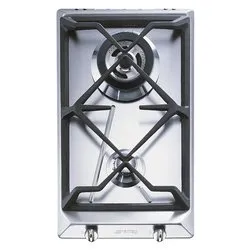 Piano cottura gas 2 zone CONTEMPORANEA SRV532GH3 Inox (30cm)