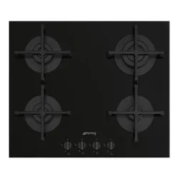 Piano cottura gas 4 zone SELEZIONE PV264B Black (60cm)