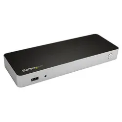 HUB 10 in 1 Dock Usb C Dual Display Pd 60W Black e Silver MST30C2HHPDU