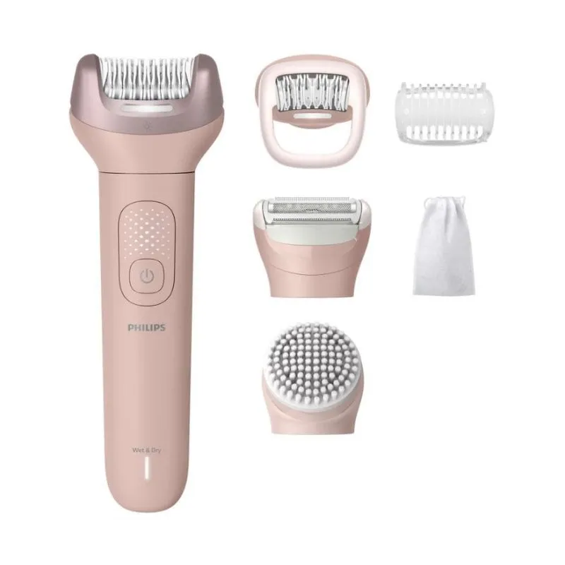 Epilatore Philips Serie 9000 BRE718/00 senza Fili 2 Velocità 6 Testine Wet & Dry Ricarica Rapida