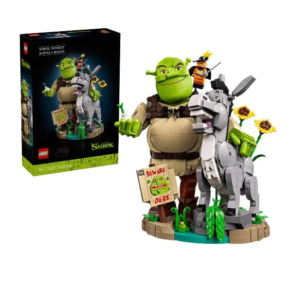 Lego Shrek Ciuchino E Gatto Con Gli Stivali 72423