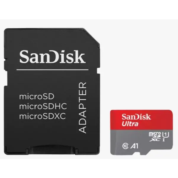 Sandisk Ultra Microsdxc 256GB + Sd Adapter 150MB/S A1 Class 10 Uhs-I SDSQUAC-256G-GN6MA