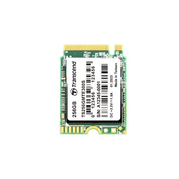 Transcend 256GB M.2 2230 Pcie Gen3x4 Nvme 3D Tlc Dram-Less TS256GMTE300S