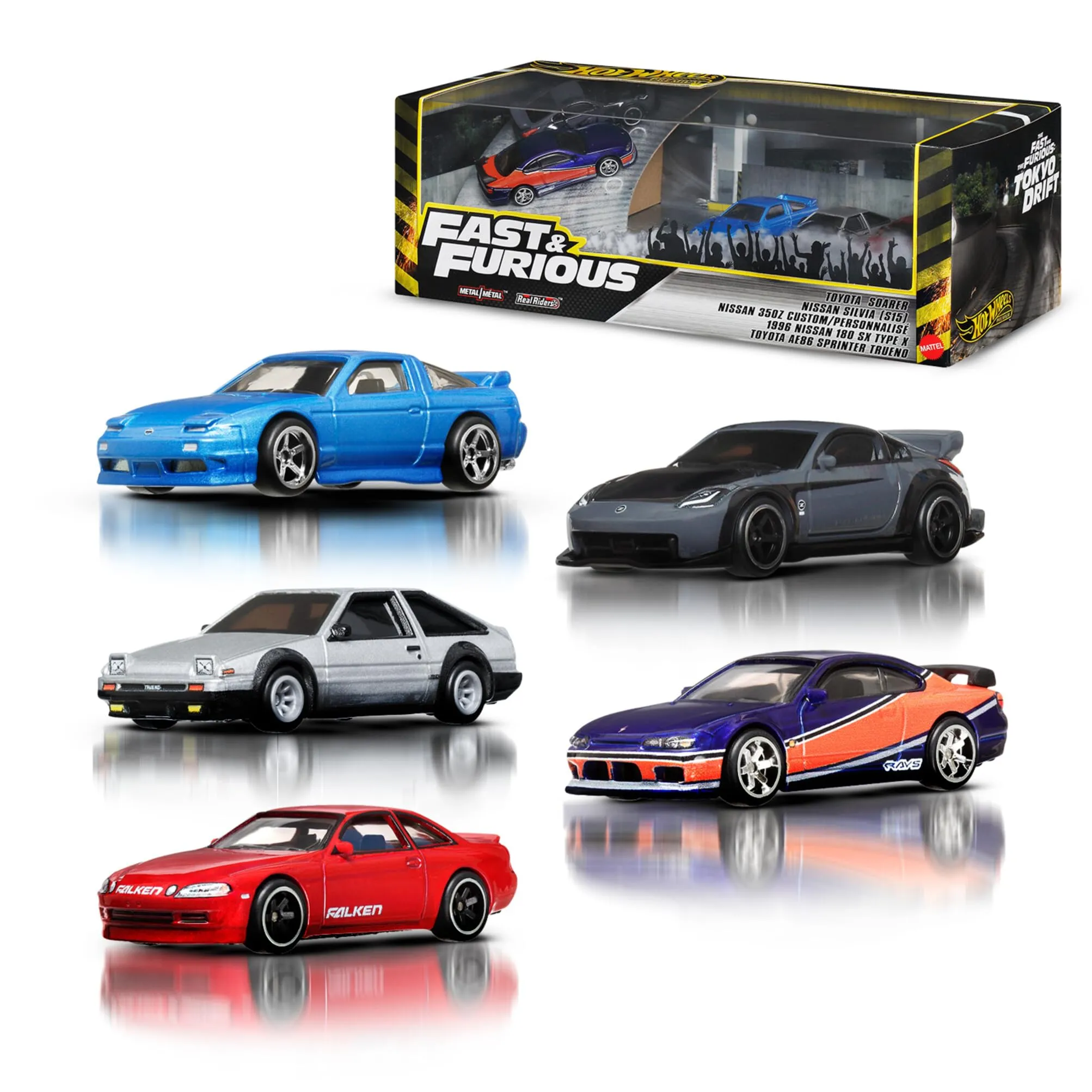 Hot Wheels Premium Fast & Furious Tokyo Drift Set