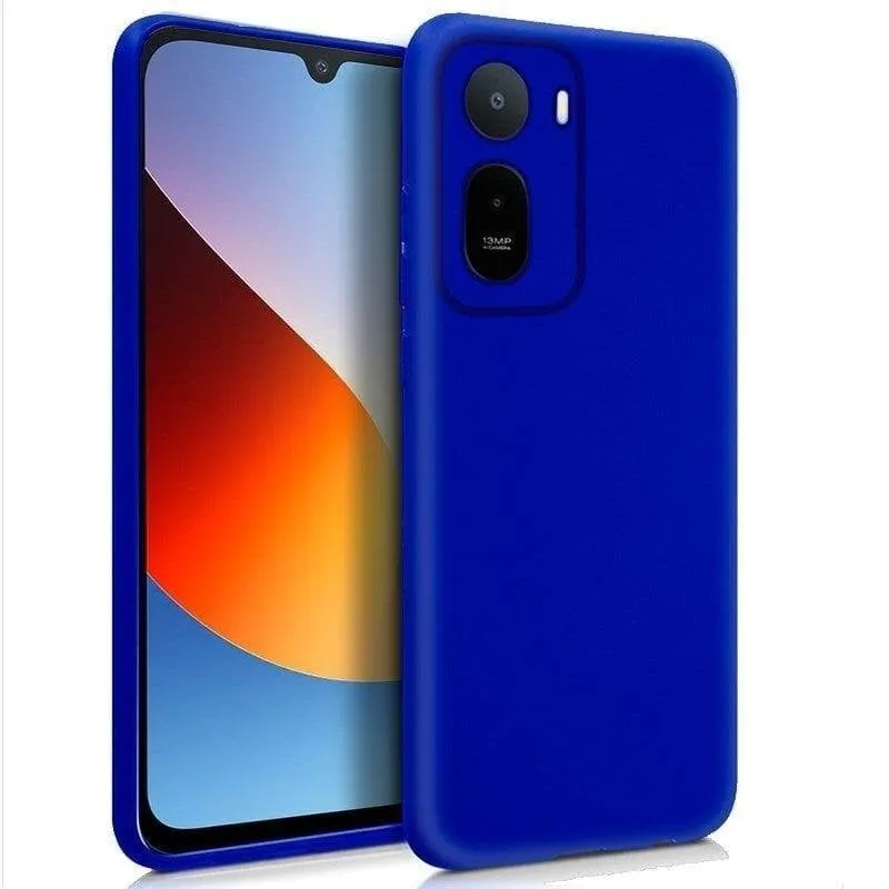 Funda COOL Silicona Blu Flessibile e Protettiva per Xiaomi REDMI A7 Pro / POCO C81 Pro