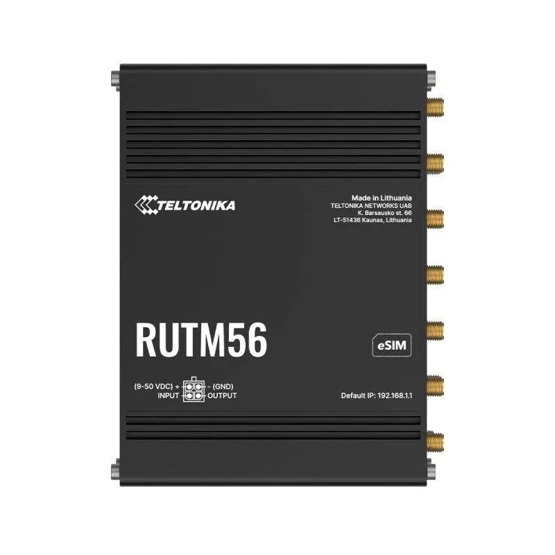Router Teltonika RUTM56 5G WiFi 5 867 Mbps Dual SIM 5x GbE
