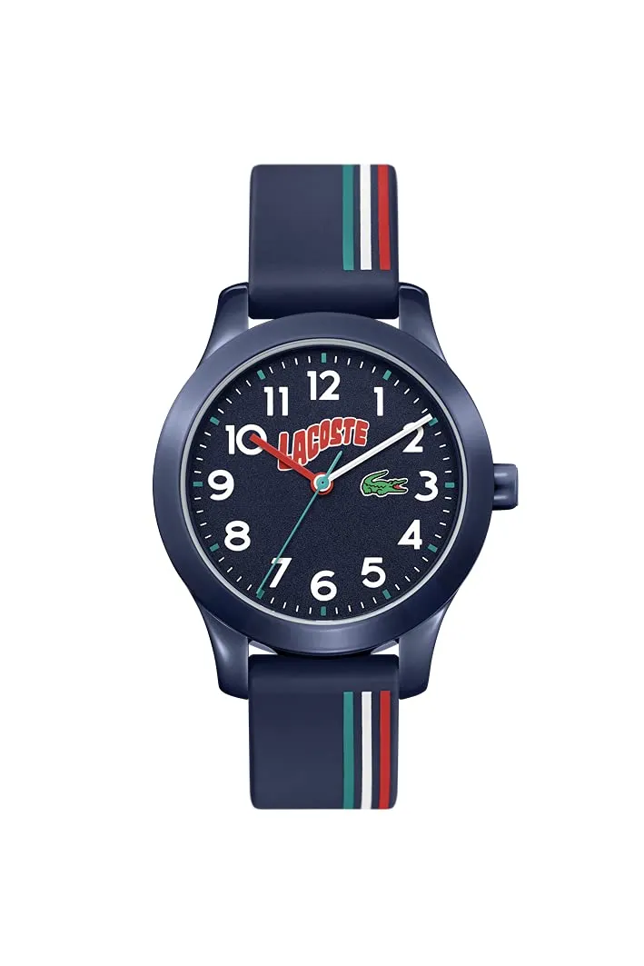 Lacoste Orologio Analogico al Quarzo da Bambini Collezione LACOSTE.12.12 KIDS con Cinturino in Silicone Blu - 2030028