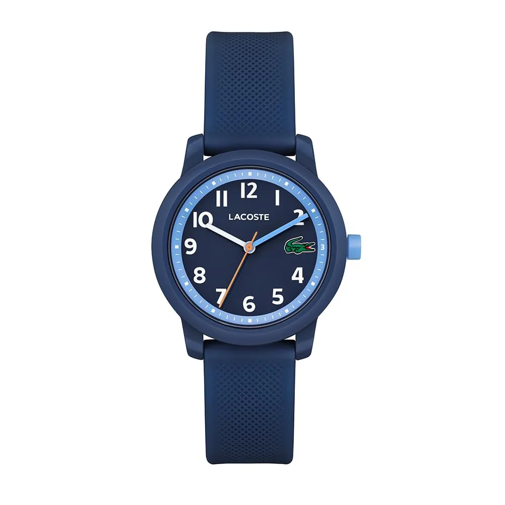 Lacoste Orologio Analogico al Quarzo da Bambini Collezione LACOSTE.12.12 KIDS con Cinturino in Silicone Blu Navy - 2030043