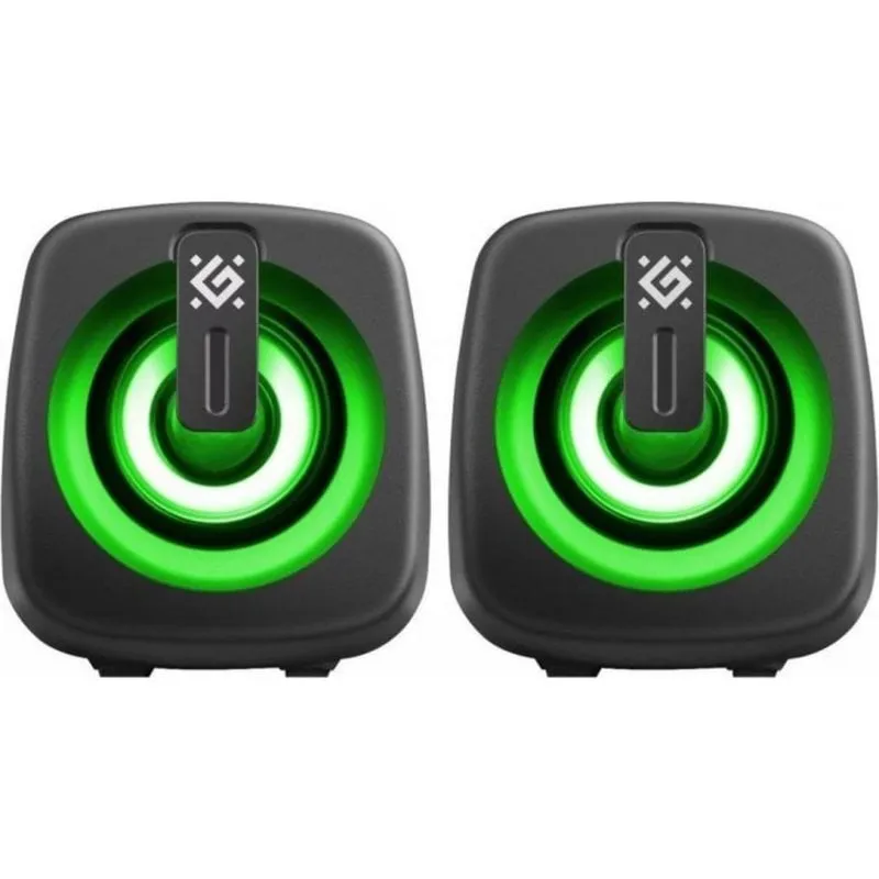 Altoparlanti Defender PC 2.0 USB 6W con illuminazione LED e design compatto