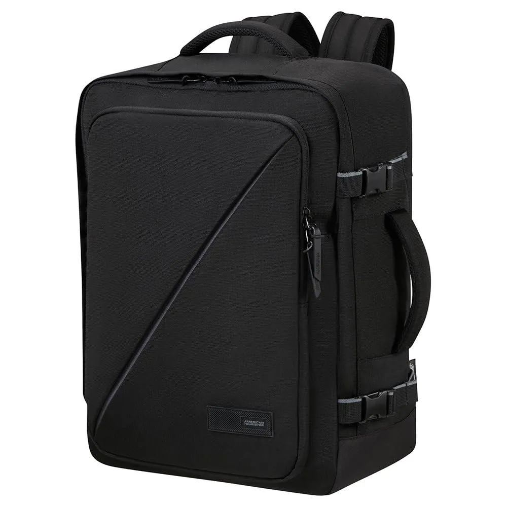 American Tourister Take2Cabin - Borsa da cabina Easyjet 36 x 20 x 45 cm, 38 L, 0,70 kg, Bagaglio a mano, Zaino aereo M Underseat, Nero (Black)