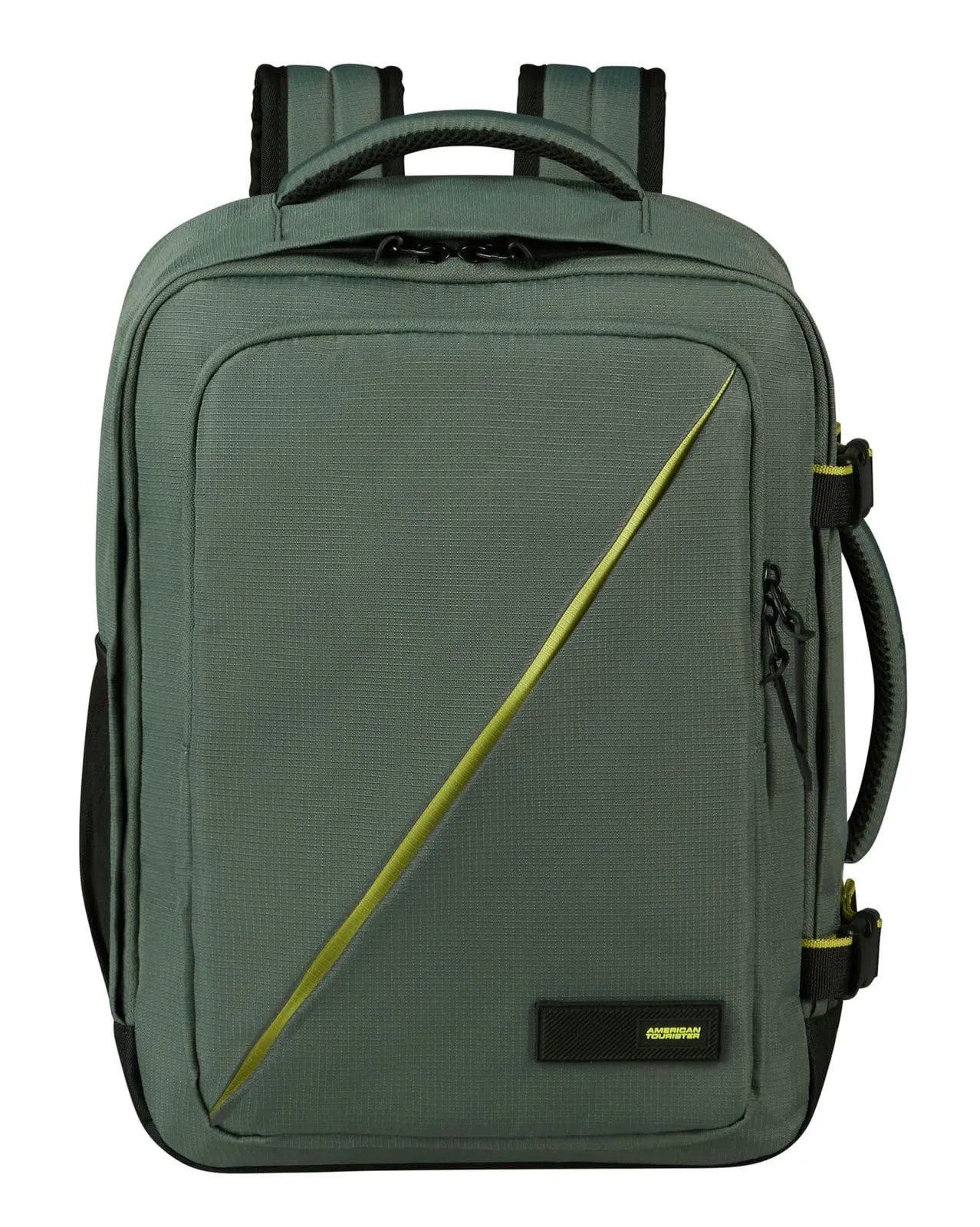 American Tourister Take2Cabin - Borsa da cabina Wizz Air/Vueling 30 x 20 x 40 cm, 26,5 L, 0,60 kg, Bagaglio a mano, Zaino aereo S/M Underseat, Verde (Dark Forest)