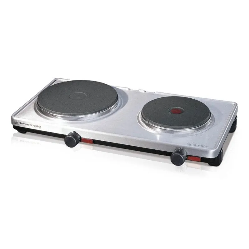Piastra di cottura Rommelsbacher AK 3099/E 2 zone 1500W acciaio inossidabile