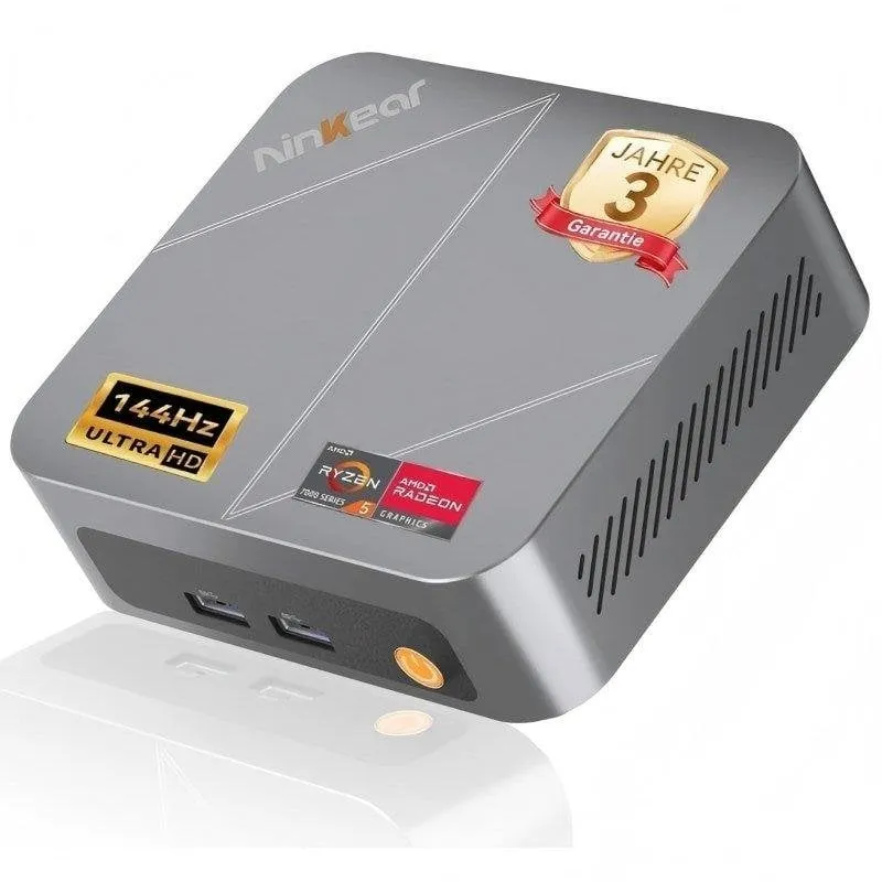 Mini PC Ninkear M7 AMD Ryzen 5 7430U 16GB Radeon 512GB SSD Windows 11 Pro Ultra Silenzioso WiFi 6