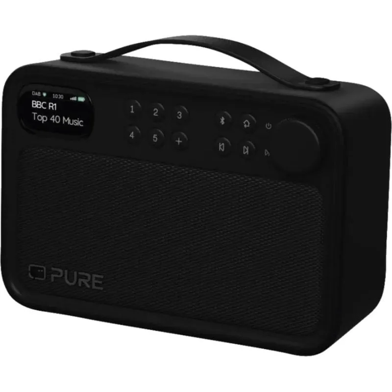Radio portatile PURE Bloom DAB+ FM Bluetooth 10 W IPX5 Nero