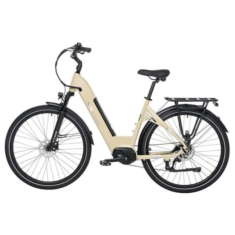 Bicicletta elettrica TTGO C7 SE 36 V 18 Ah Bafang gialla