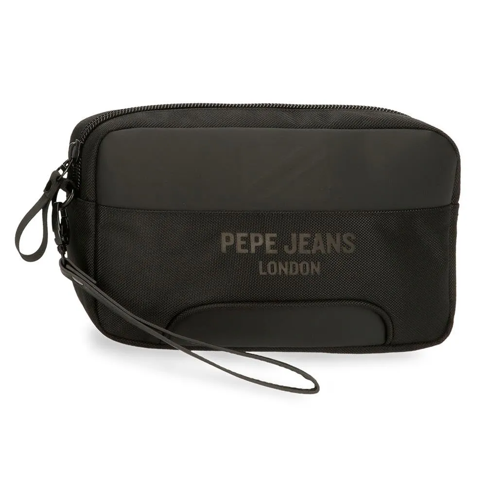 Pepe Jeans Bromley Borsa a Mano Nero 24,5x15x6 cm Poliestere, Nero, Taglia unica, Borsa a mano