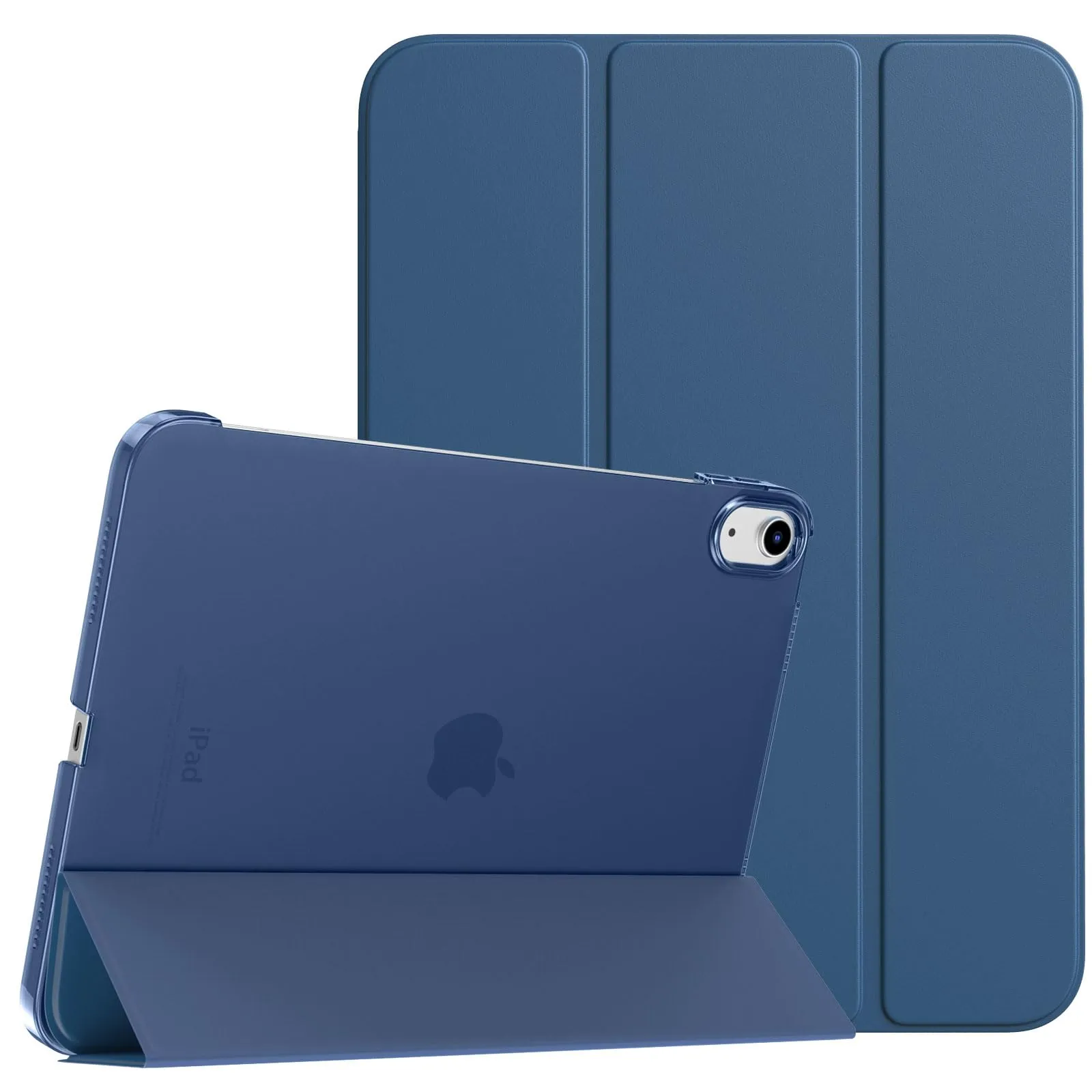 TiMOVO Cover Custodia per iPad A16 11"/iPad 10 Gen 10,9", Blu Mare Scuro