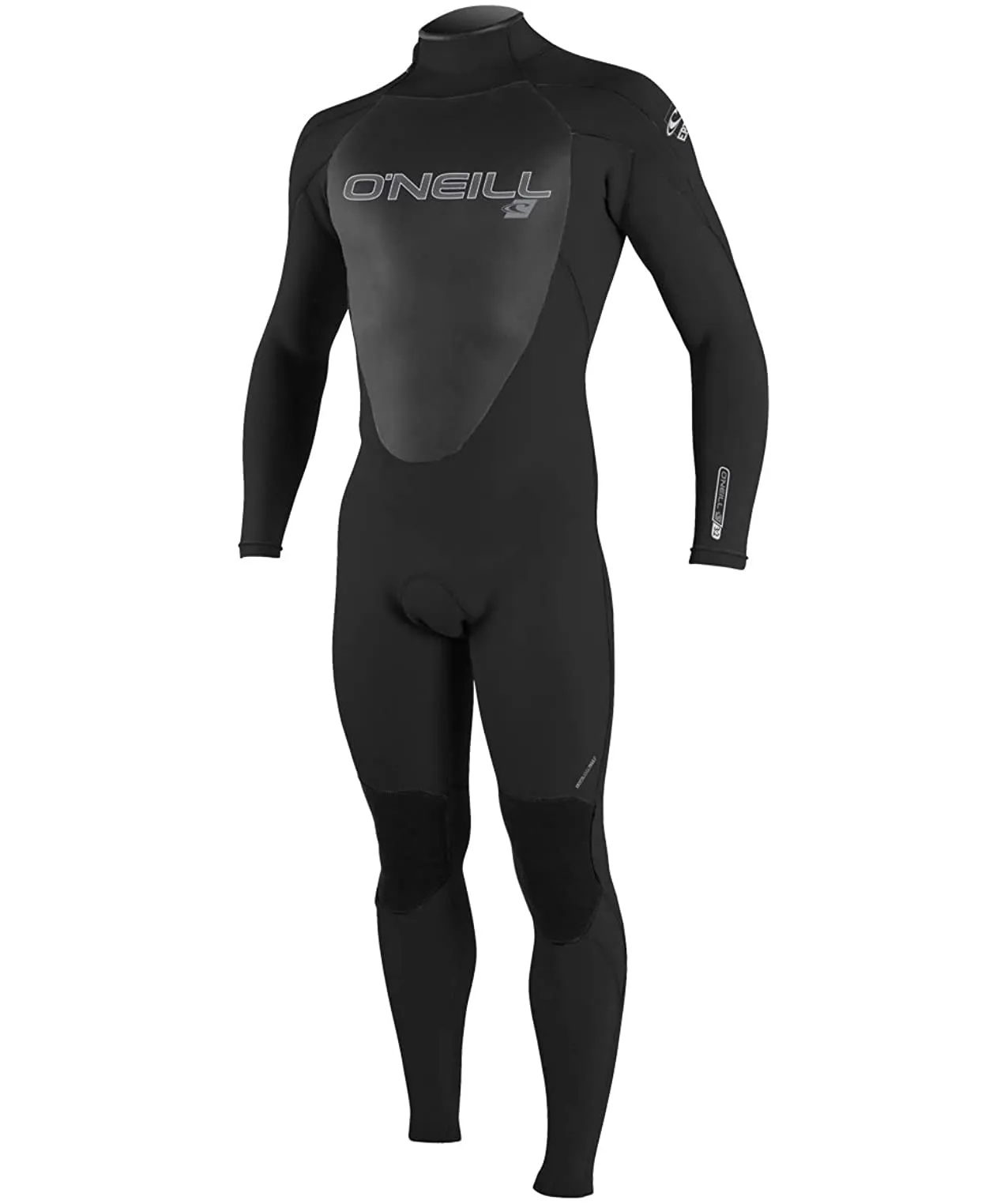 O'Neill Epic 4/3 mm Back Zip Full Wetsuit, Muta in Neoprene Uomo, Nero/Nero/Nero, XL