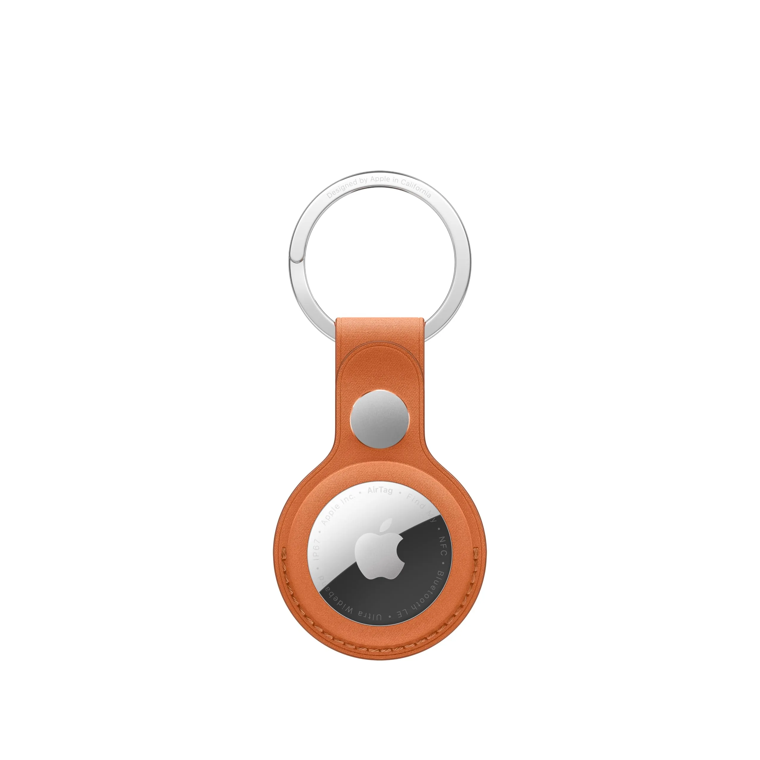 Apple Portachiavi AirTag in tessuto FineWoven - Arancione volpe ​​​​​​​
