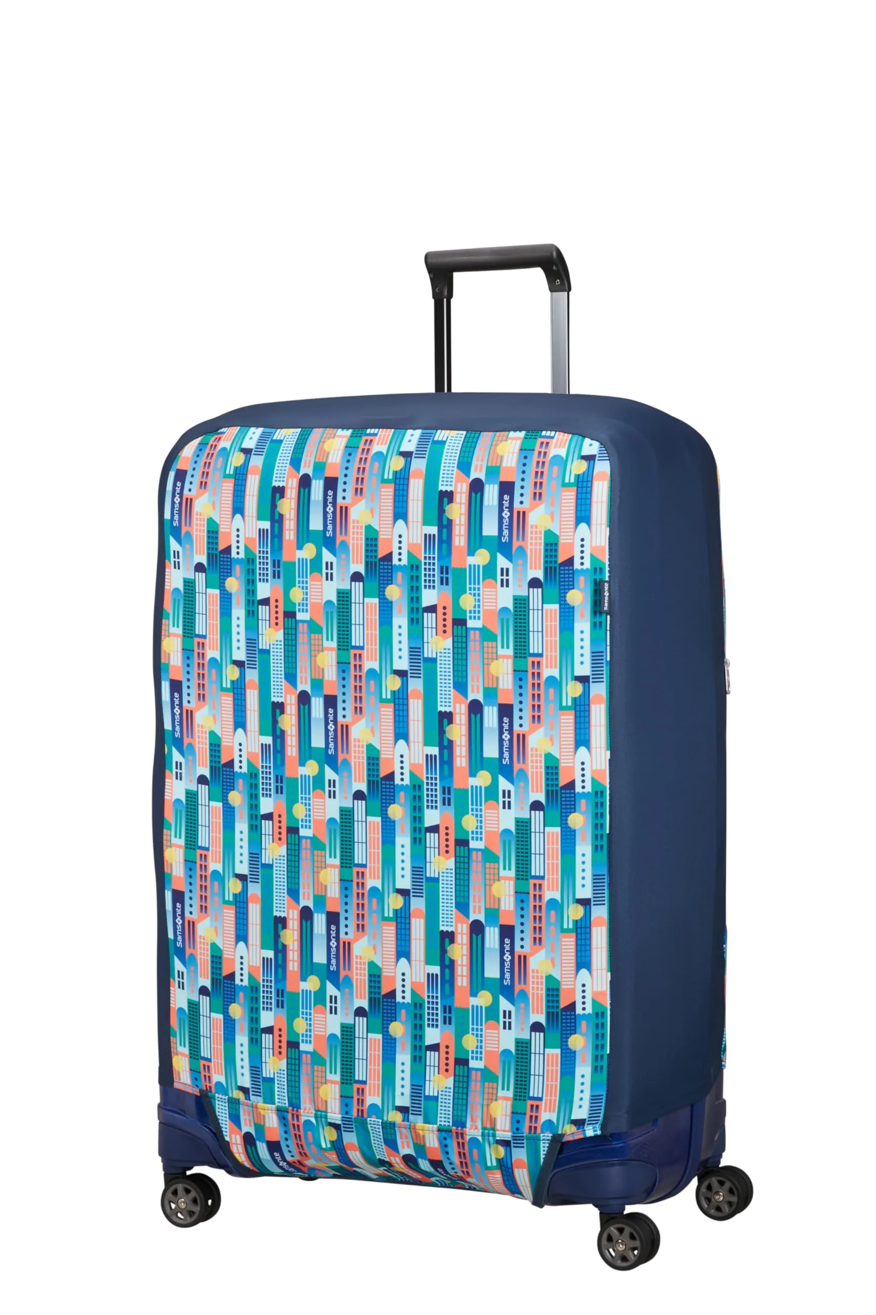 Samsonite – Custodia pieghevole per valigia XL, Multicolore (City Print)