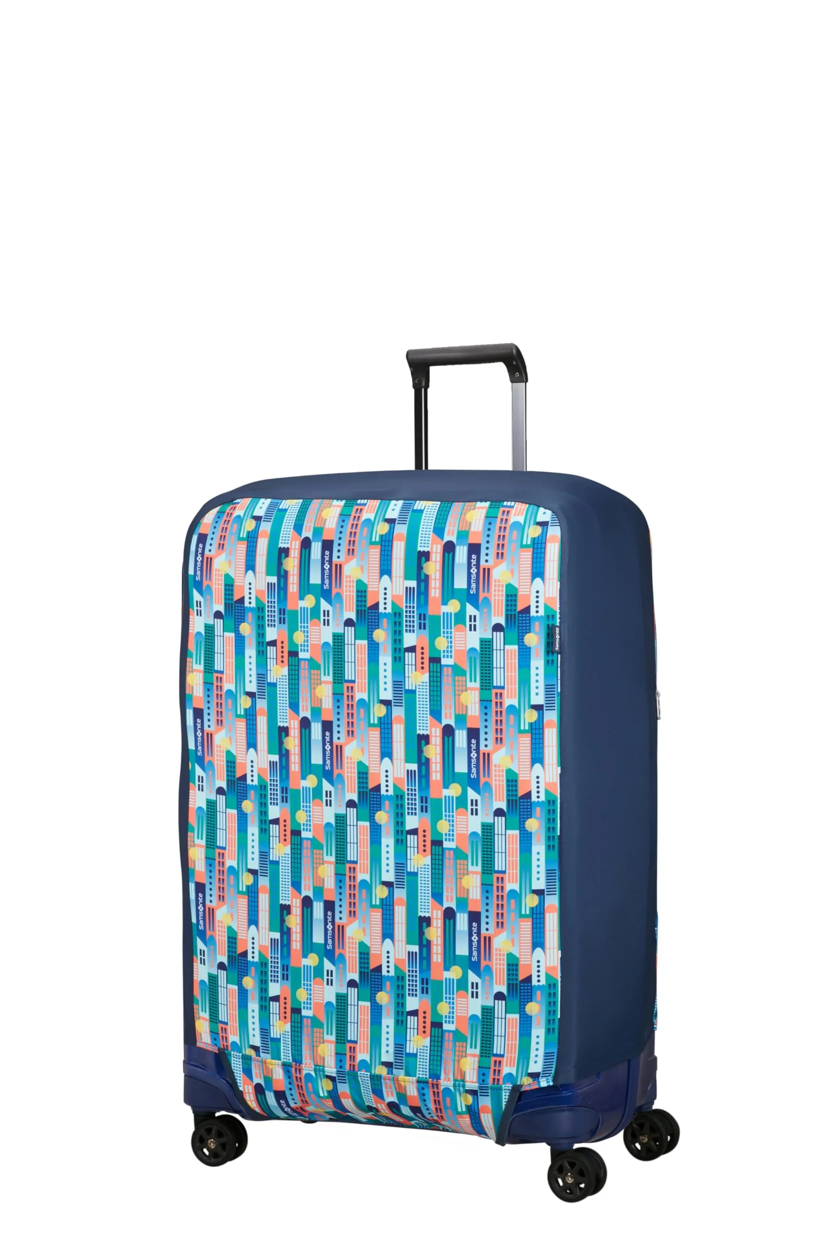Samsonite – Copri valigia pieghevole L, Multicolore (City Print)