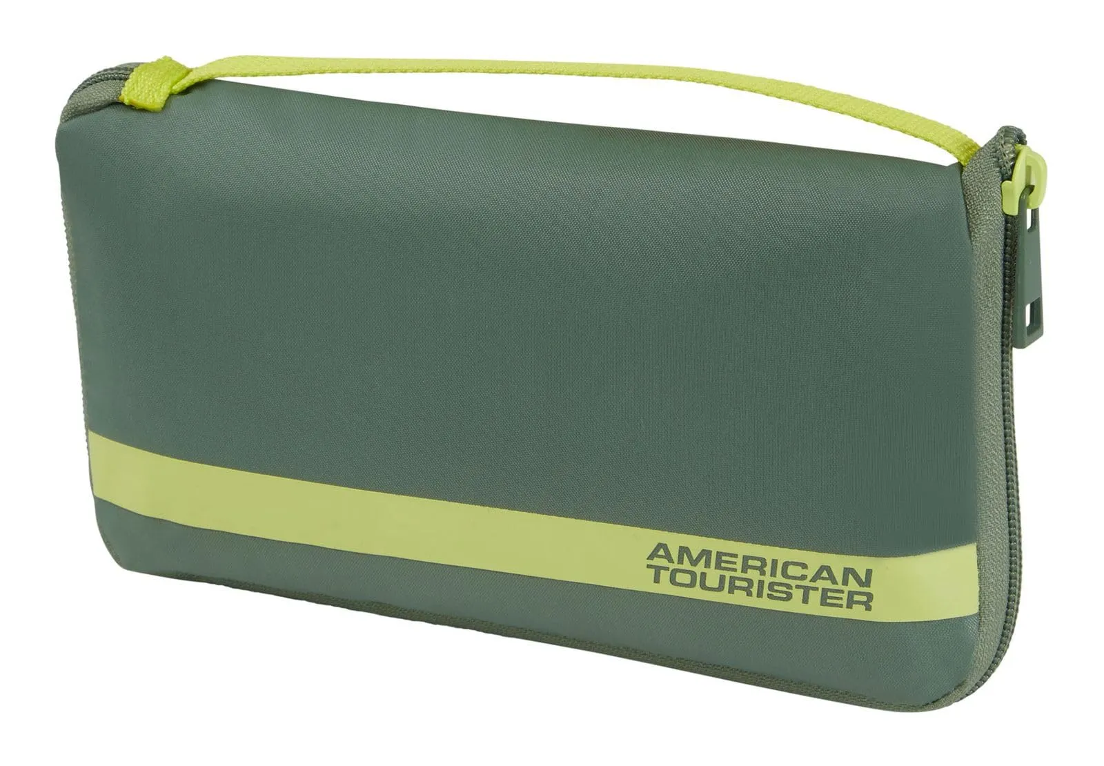 American Tourister - Coprivaligia M, Copertura Valigia Pieghevole, Protezione Valigia da Viaggio, 62 x 45 x 30 cm, Oliva/Lime