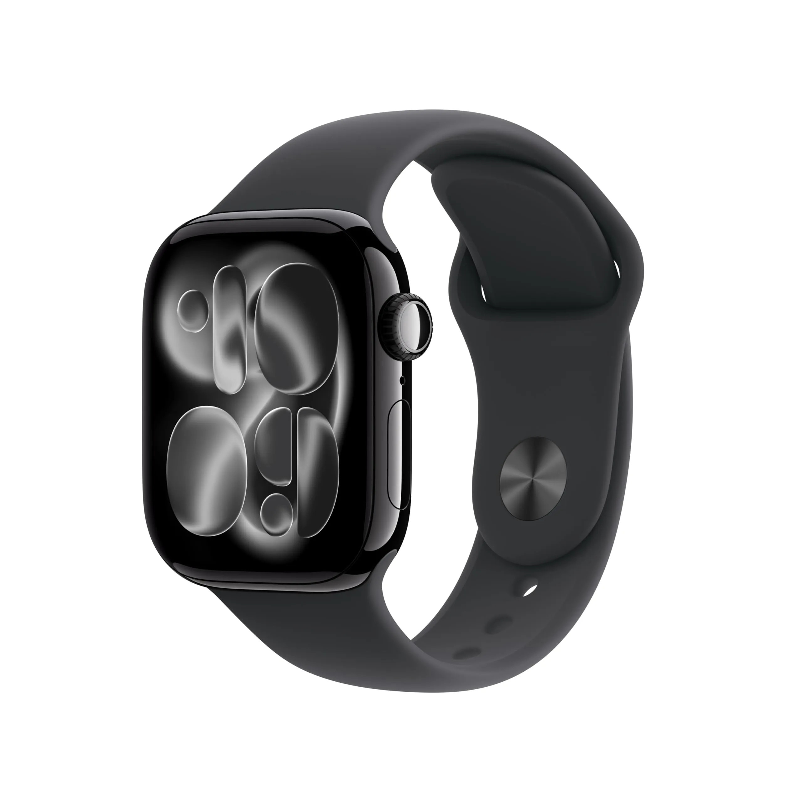 Apple Watch Series 11 GPS + Cellular, Cassa 42 mm in alluminio Jet Black con Cinturino Sport nero - M/L