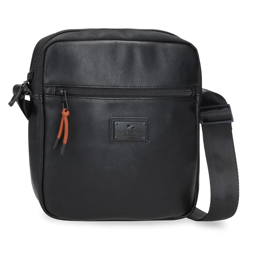 Pepe Jeans Egham Borse e Borse Borsa Nero, Poliestere, Diverse Misure, Nero, Taglia unica, Tracolla tablet