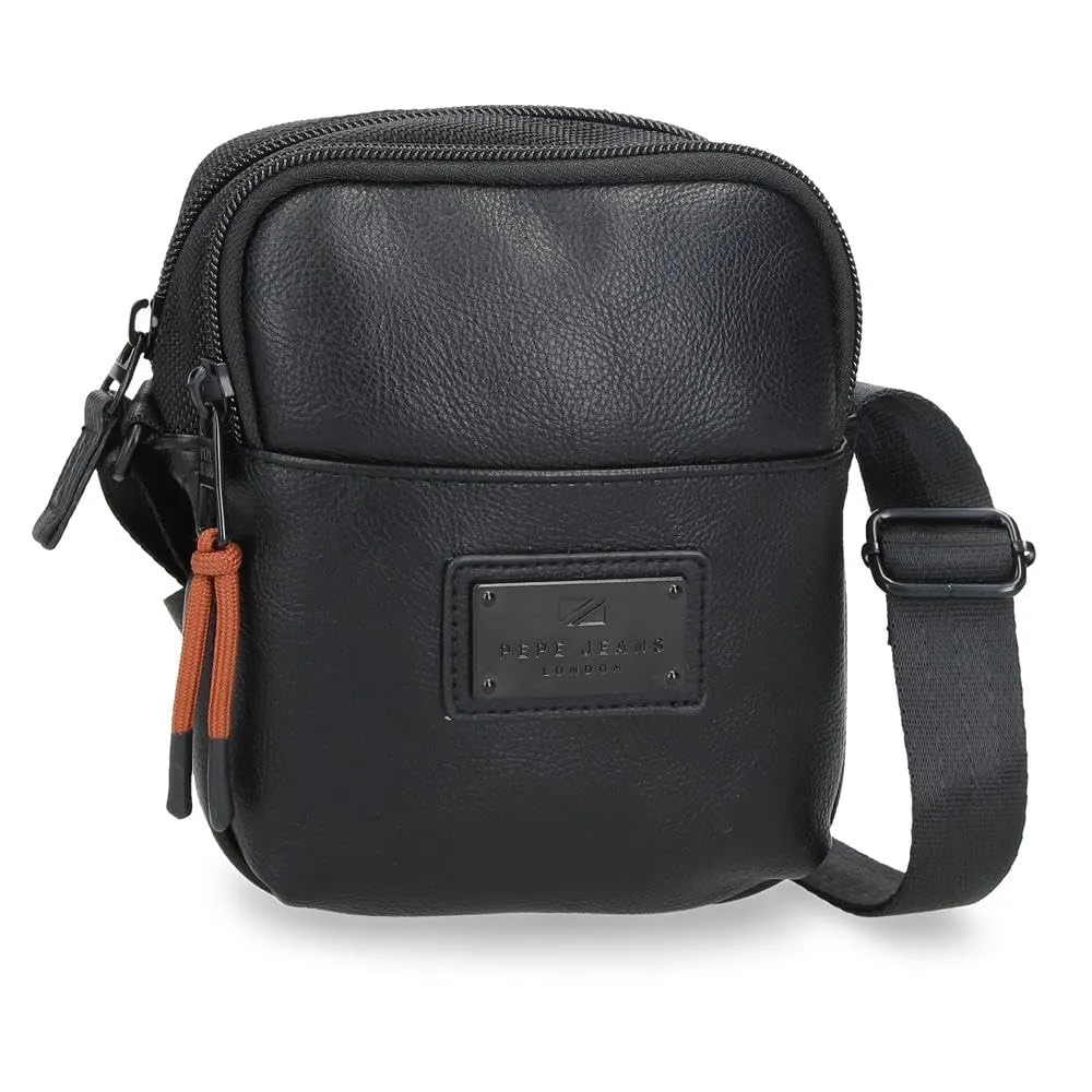 Pepe Jeans Egham Borse e Borse Borsa Nero, Poliestere, Diverse Misure, Nero, Taglia unica, Borsa a tracolla piccola