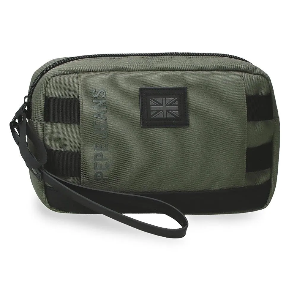 Pepe Jeans Matlock Borsa a Mano Verde 24,5 x 15 x 6 cm Pelle sintetica e poliestere by Joumma Bags