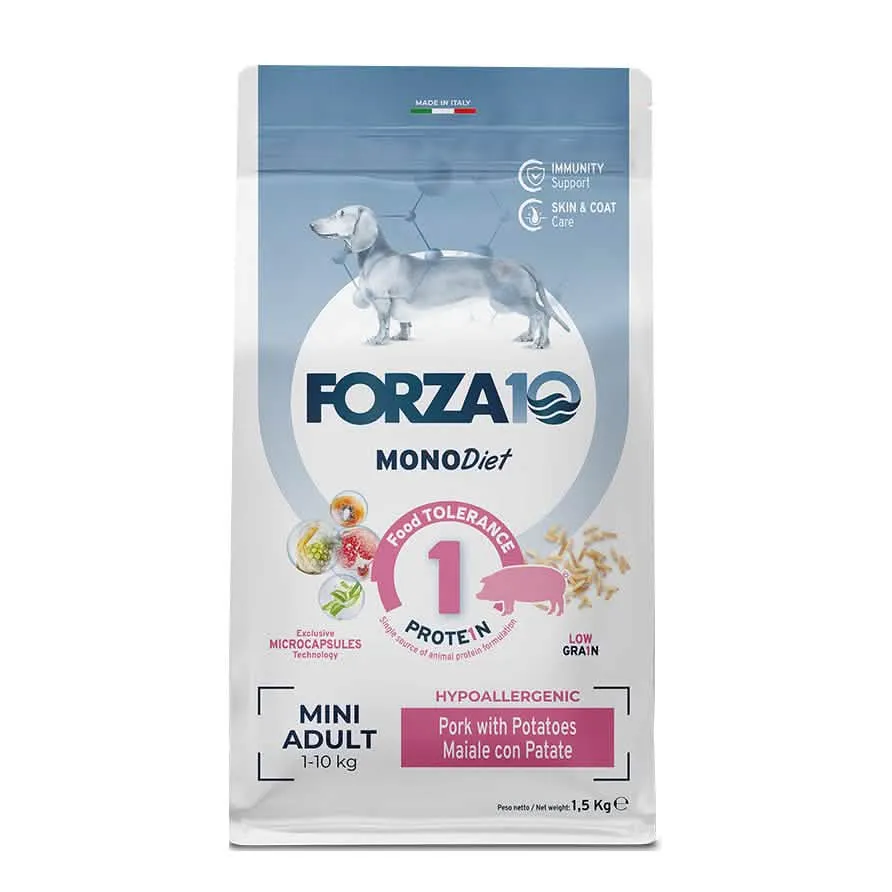 Forza10 mini diet al maiale con patate 1,5 kg scd